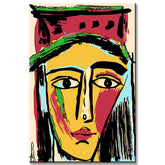 Paint by Numbers Art Two Tone Face